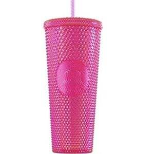 💖Starbucks Venti Hot Pink Studded Tumbler💖